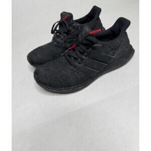 Adidas UltraBoost Black/Red Men’s Running Shoes – Size 9